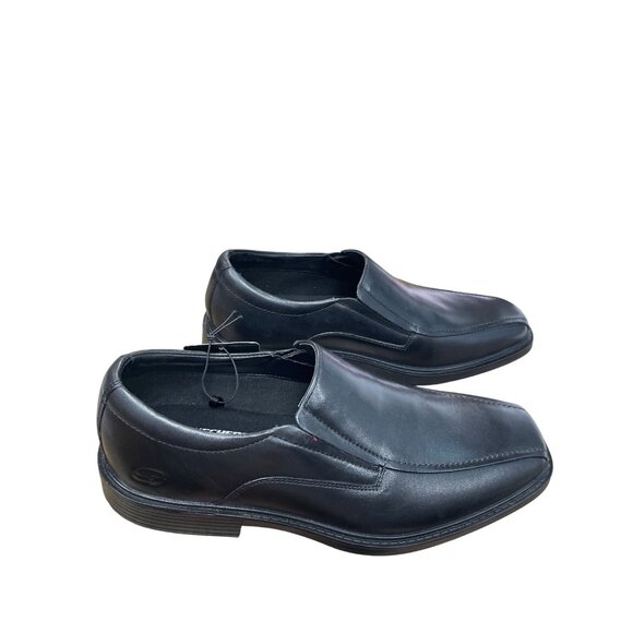 Skechers Classic fit Mens Black Leather Slip Loafers Sz 12 SKU 9480 - Picture 4 of 13